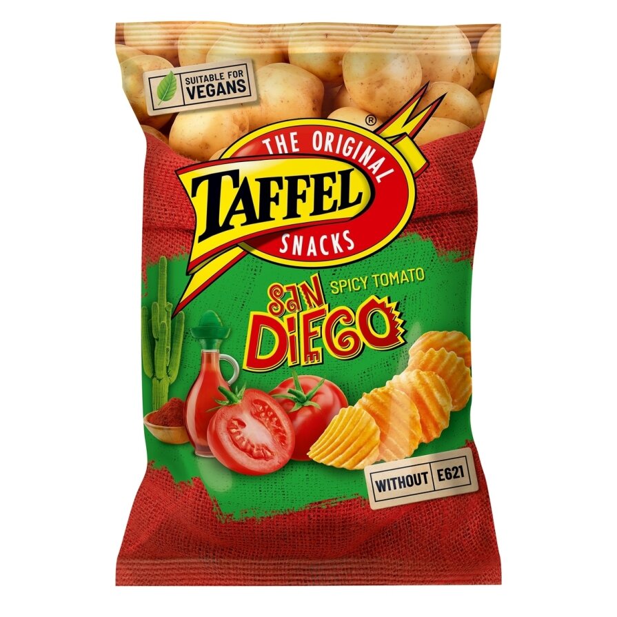 Bulvių traškučiai TAFFEL, San Diego, 130 g