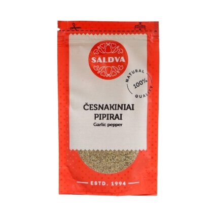 Česnakiniai pipirai SALDVA, 30 g Česnakiniai pipirai SALDVA, 30 g