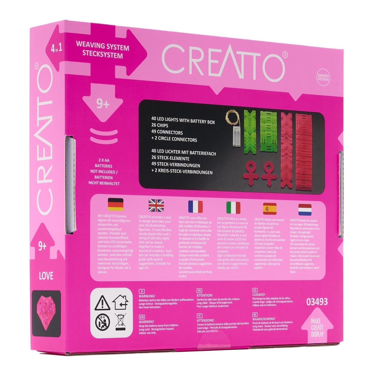 Creatto kūrybinis rinkinys ŠIRDELĖ 1