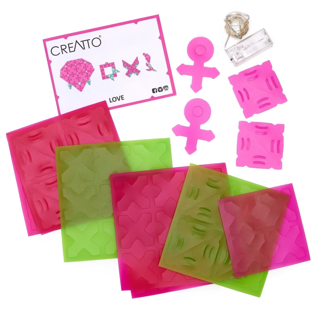 Creatto kūrybinis rinkinys ŠIRDELĖ 6