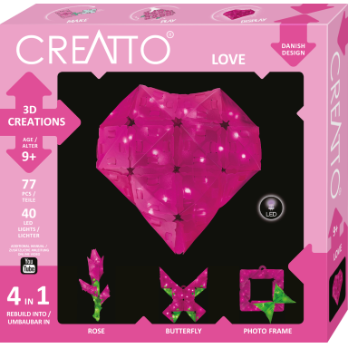 Creatto kūrybinis rinkinys ŠIRDELĖ