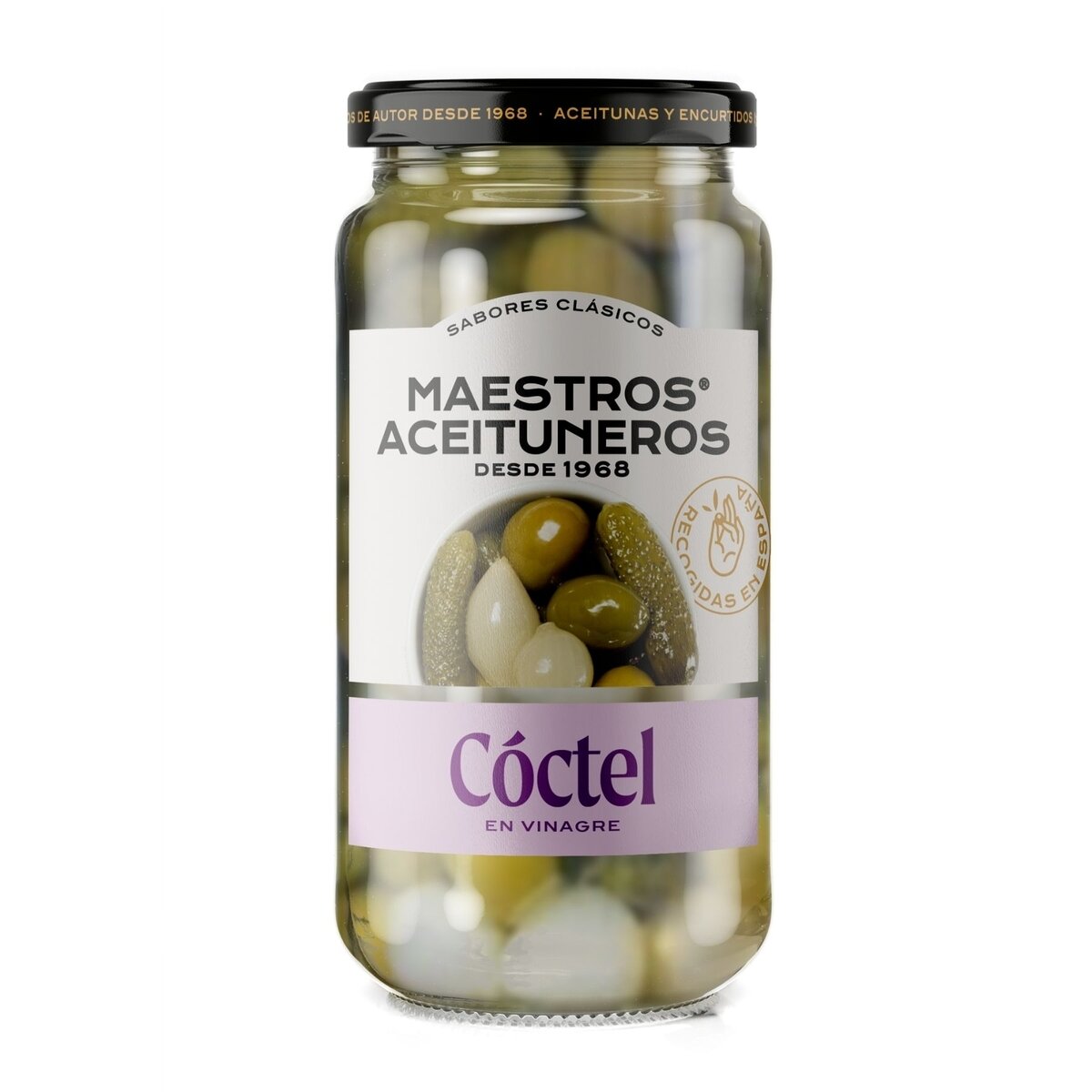 Daržovių ir alyvuogių mišinys acte MAESTROS ACEITUNEROS, 345/150 g