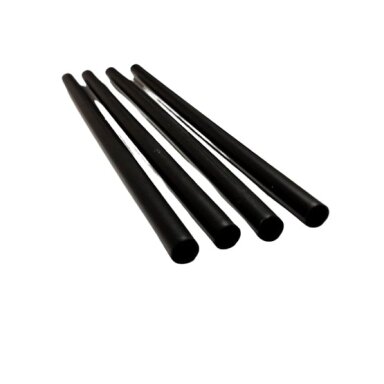 Daugkartiniai šiaudeliai, PP, juodi, D 7 mm, L 15 cm, 500 vnt Daugkartiniai šiaudeliai, PP, juodi, D 7 mm, L 15 cm, 500 vnt