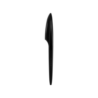 Daugkartinis peilis, juodos spalvos, plastikinis, 18 cm, 100 vnt. Daugkartinis peilis, juodos spalvos, plastikinis, 18 cm, 100 vnt.