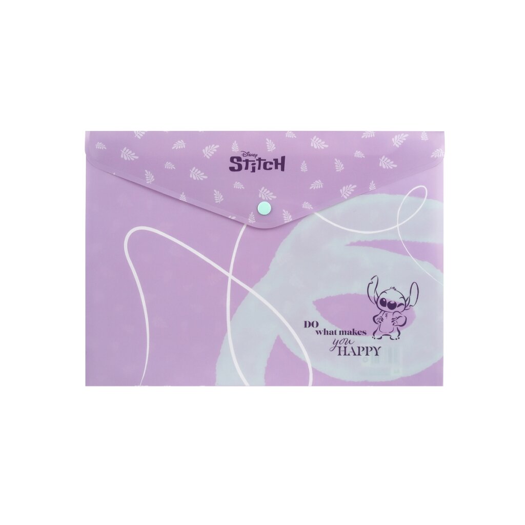 Dėklas - vokas su spaustuku COOLPACK STITCH, A4, PP