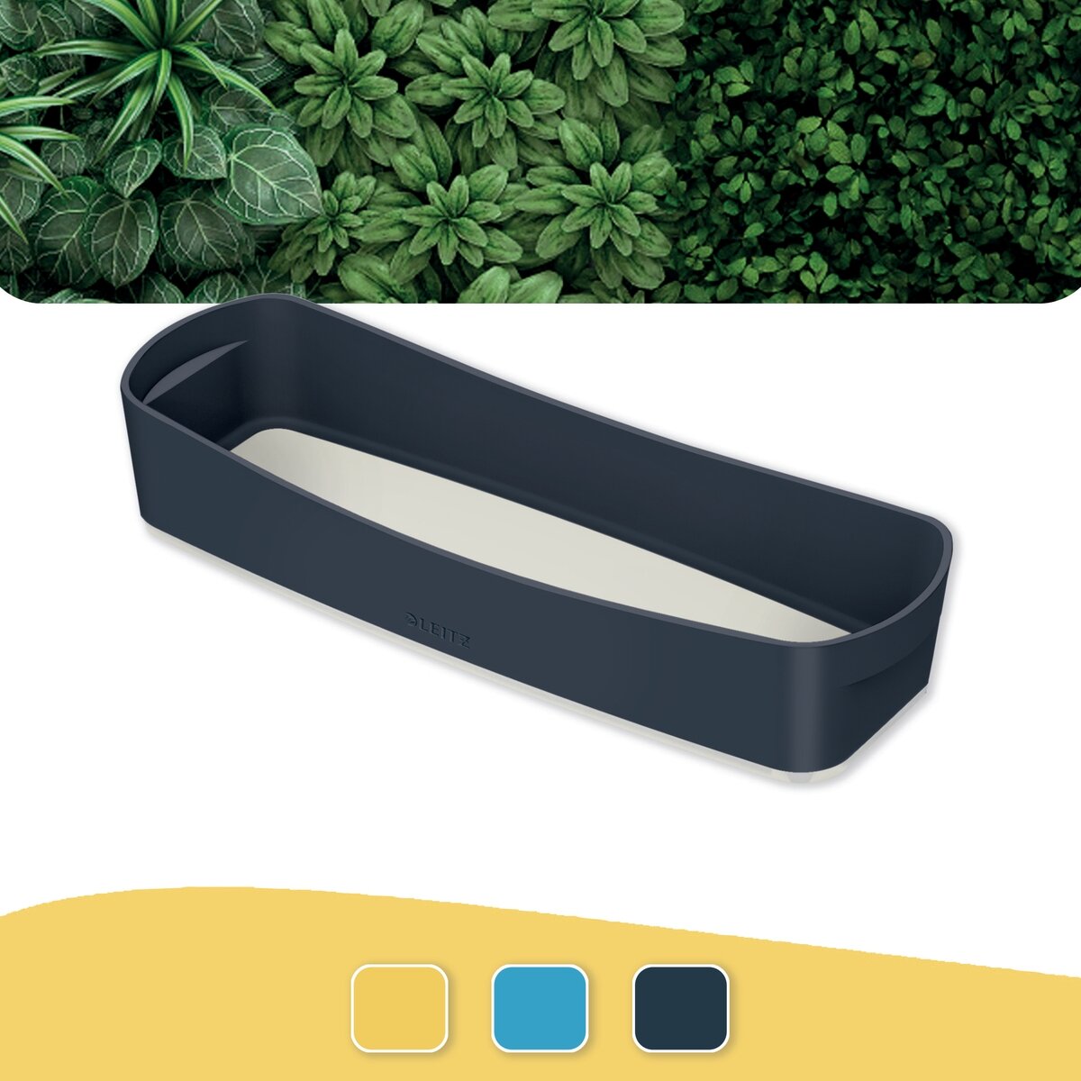 Dėžutė daiktams Cosy L:MyBox, pailga, pilkos sp. 1