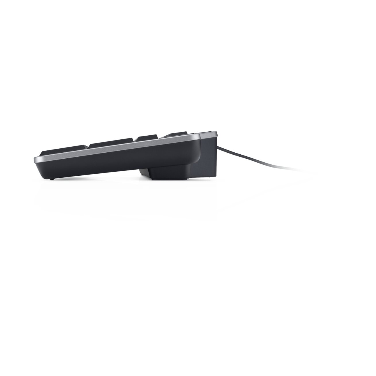 Dell Russian (QWERTY) Dell KB-813 Smartcard Reader USB Keyboard Black 3