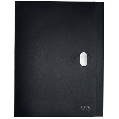 Dėklas - dėžutė Leitz Recycle, A4, PP, juoda Dėklas - dėžutė Leitz Recycle, A4, PP, juoda