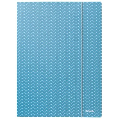 Dėklas dokumentams su gumele Esselte Colour'Breeze, A4, kartoninis, mėlyna Dėklas dokumentams su gumele Esselte Colour'Breeze, A4, kartoninis, mėlyna