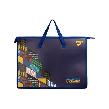 Dėklas dokumentams YES A3 "Stand with Ukraine" , su rankena Dėklas dokumentams YES A3 "Stand with Ukraine" , su rankena
