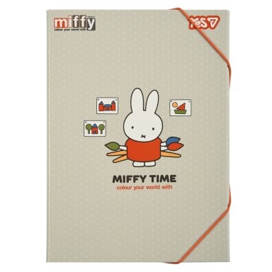Dėklas su gumele Yes Miffy A4 Dėklas su gumele Yes Miffy A4