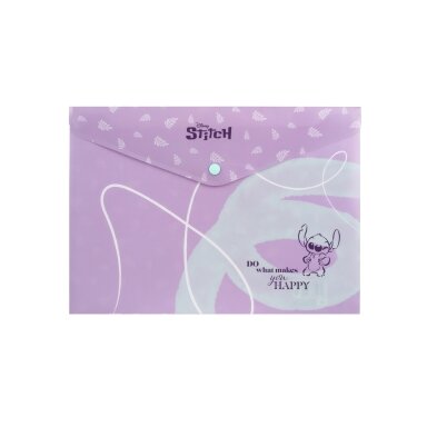 Dėklas - vokas su spaustuku COOLPACK STITCH, A4, PP Dėklas - vokas su spaustuku COOLPACK STITCH, A4, PP