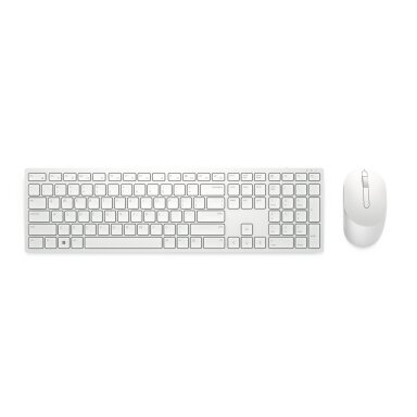 Dell Pro Wireless Keyboard and Mouse - KM5221W - US International (QWERTY) - White Dell Pro Wireless Keyboard and Mouse - KM5221W - US International (QWERTY) - White