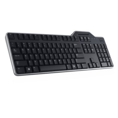 Dell Russian (QWERTY) Dell KB-813 Smartcard Reader USB Keyboard Black