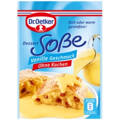 Desertinis padažas DR. OETKER, vanilinis, (milteliais), 40g Desertinis padažas DR. OETKER, vanilinis, (milteliais), 40g