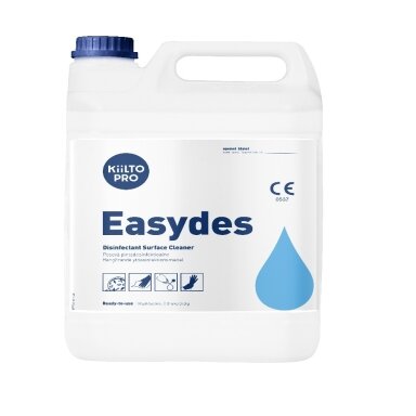 Dezinfekcinė priemonė įvairiems paviršiams KIILTO EASYDES, 5 l Dezinfekcinė priemonė įvairiems paviršiams KIILTO EASYDES, 5 l