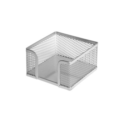 Dėžutė užrašų lapeliams FOROFIS, 9,7 x 9,7 cm, sidabrinės sp. Dėžutė užrašų lapeliams FOROFIS, 9,7 x 9,7 cm, sidabrinės sp.