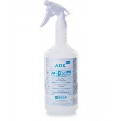 Dezinfekcinė priemonė ADK-611, su purkštuku, 1 l 1