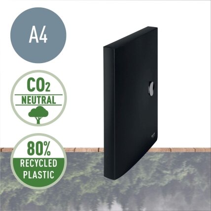 Dėklas - dėžutė Leitz Recycle, A4, PP, juoda 1