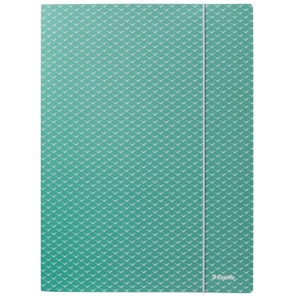 Dėklas dokumentams su gumele Esselte Colour'Breeze, A4, kartoninis, žalia Dėklas dokumentams su gumele Esselte Colour'Breeze, A4, kartoninis, žalia
