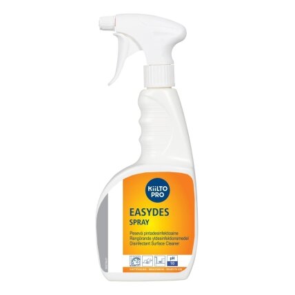 Dezinfekcinė priemonė įvairiems paviršiams KIILTO EASYDES SPRAY, su purkštuku 0,75 l Dezinfekcinė priemonė įvairiems paviršiams KIILTO EASYDES SPRAY, su purkštuku 0,75 l