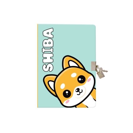 Dienoraštis Itotal Shiba, A5, su spynele Dienoraštis Itotal Shiba, A5, su spynele