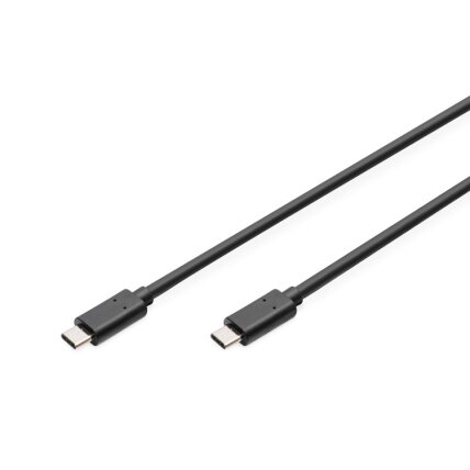 Digitus AK-300138-030-S USB-C Kabelis, USB-C 2.0 Male į USB-C 2.0 Male, 3 m, Juoda Digitus AK-300138-030-S USB-C Kabelis, USB-C 2.0 Male į USB-C 2.0 Male, 3 m, Juoda