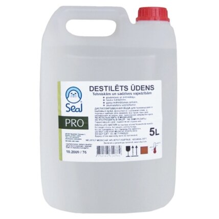 Distiliuotas vanduo, 5 l Distiliuotas vanduo, 5 l