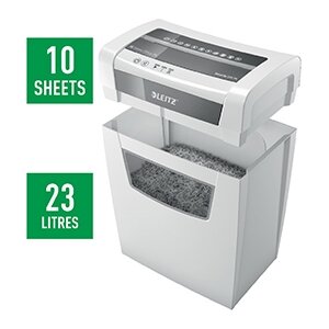 Dokumentų naikiklis LEITZ IQ Home Office, P4, 23L, 4x28mm, 10 lapų 3