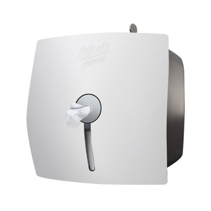 Dozatorius SELPAK Professional Center Feed, tualetiniui popieriui, baltas, vnt Dozatorius SELPAK Professional Center Feed, tualetiniui popieriui, baltas, vnt