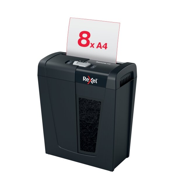 Dokumentų naikiklis Rexel Secure X8, P-4, 4x40mm, 14L Dokumentų naikiklis Rexel Secure X8, P-4, 4x40mm, 14L