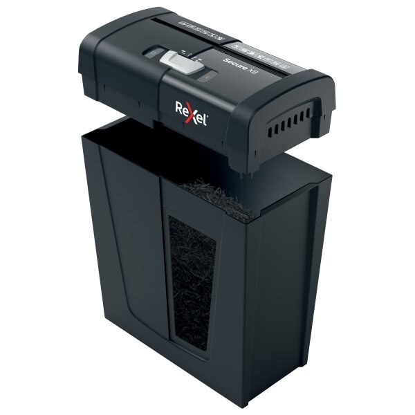 Dokumentų naikiklis Rexel Secure X8, P-4, 4x40mm, 14L 2 Dokumentų naikiklis Rexel Secure X8, P-4, 4x40mm, 14L 2
