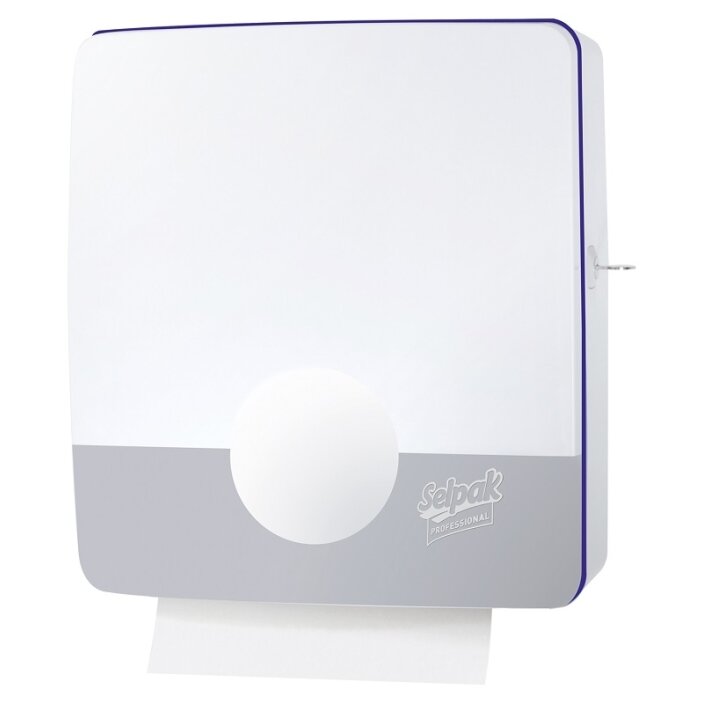 Dozatorius SELPAK Professional Touch Z-Fold, popieriniams rankšluosčiams, baltas, vnt Dozatorius SELPAK Professional Touch Z-Fold, popieriniams rankšluosčiams, baltas, vnt