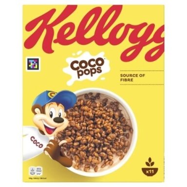 Dribsniai KELLOGG'S Coco Pops, 330 g Dribsniai KELLOGG'S Coco Pops, 330 g