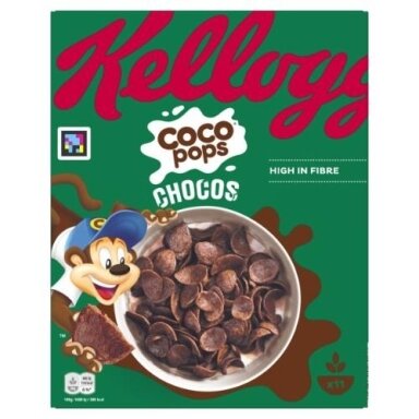 Dribsniai KELLOGG'S Coco Pops Chocos, 330 g Dribsniai KELLOGG'S Coco Pops Chocos, 330 g
