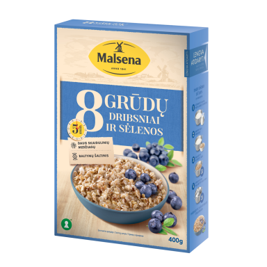 Dribsniai MALSENA, 8 grūdų, 400 g