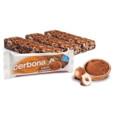 Dribsnių batonėlis CERBONA Cocoa Nuts, 20 g Dribsnių batonėlis CERBONA Cocoa Nuts, 20 g