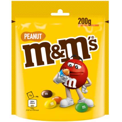 Dražė M&M's Peanut, 200 g Dražė M&M's Peanut, 200 g