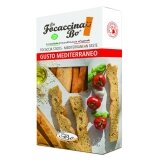 Duonos lazdelės FOCACCINA, Gusto Mediterraneo, su pomidorais, žolelėmis, 100 g Duonos lazdelės FOCACCINA, Gusto Mediterraneo, su pomidorais, žolelėmis, 100 g