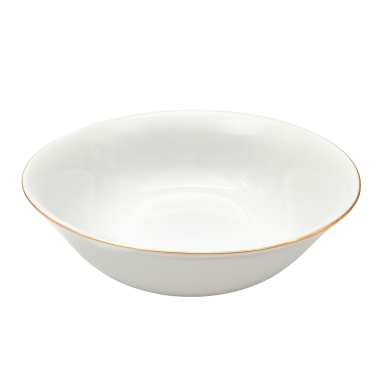 Dubenėlis Gold, porcelianas, 750 ml, D 18 cm, H 6,5 cm, vnt