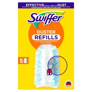 Dulkių šluotelė SWIFFER, papildymas, 5vnt Dulkių šluotelė SWIFFER, papildymas, 5vnt