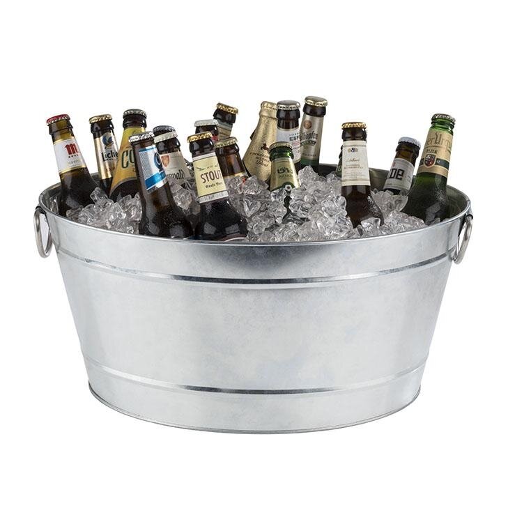 Dubuo buteliams Metal, ovalus, metalas/PVC, 11 l, 40 x 28 cm, H 22 cm, vnt 1 Dubuo buteliams Metal, ovalus, metalas/PVC, 11 l, 40 x 28 cm, H 22 cm, vnt 1