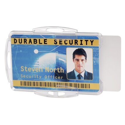 Dvigubas dėklas magnetinėms kortelėms DURABLE, 54 x 85 mm 1 Dvigubas dėklas magnetinėms kortelėms DURABLE, 54 x 85 mm 1