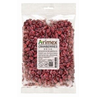 Džiovintos spanguolės ARIMEX, 500g