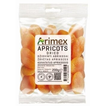 Džiovinti abrikosai ARIMEX, 300 g Džiovinti abrikosai ARIMEX, 300 g