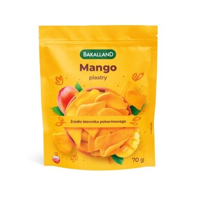 Džiovinti mangai, BAKALLAND, 70 g