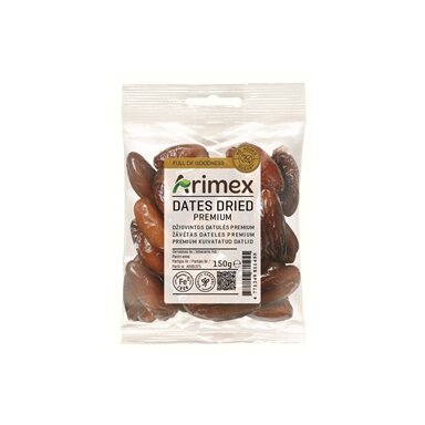 Džiovintos datulės ARIMEX Premium, be pridėtinio cukraus, 150 g