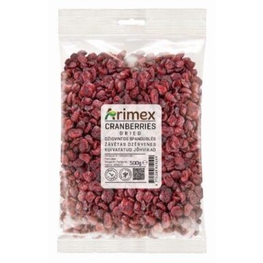 Džiovintos spanguolės ARIMEX, 500g