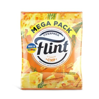 Džiūvėsėliai FLINT, sūrio skonio, 110 g