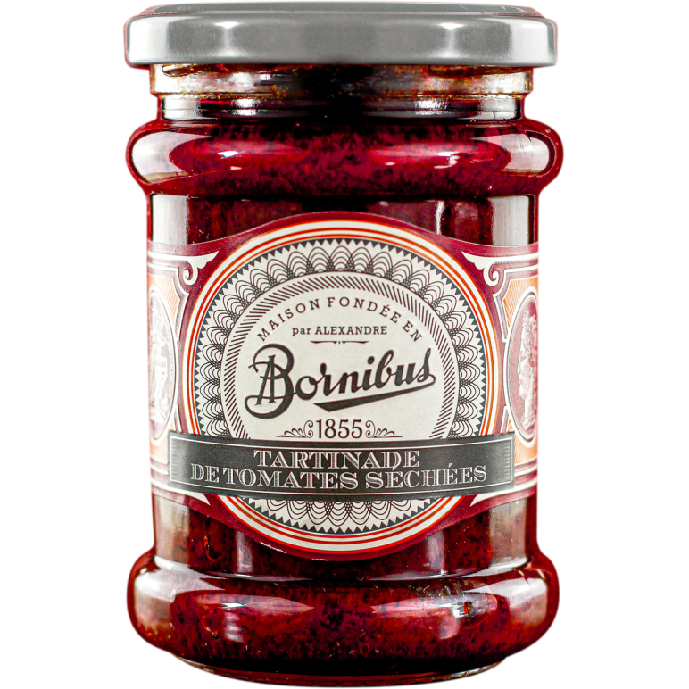 Džiovintų pomidorų užtepėlė BORNIBUS, 245 g Džiovintų pomidorų užtepėlė BORNIBUS, 245 g